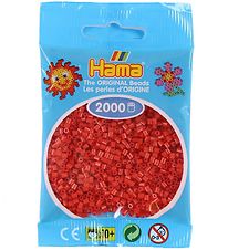 Hama Mini Beads - 2000 pcs - Red Hama Mini Beads - 2000 pcs - Red
