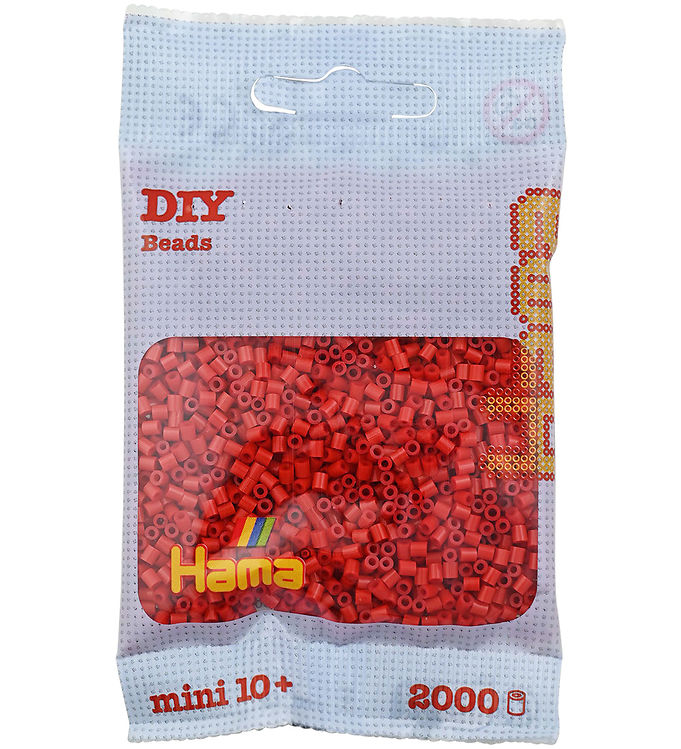 Hama Mini Perler - 2000 stk. - 05 Rød