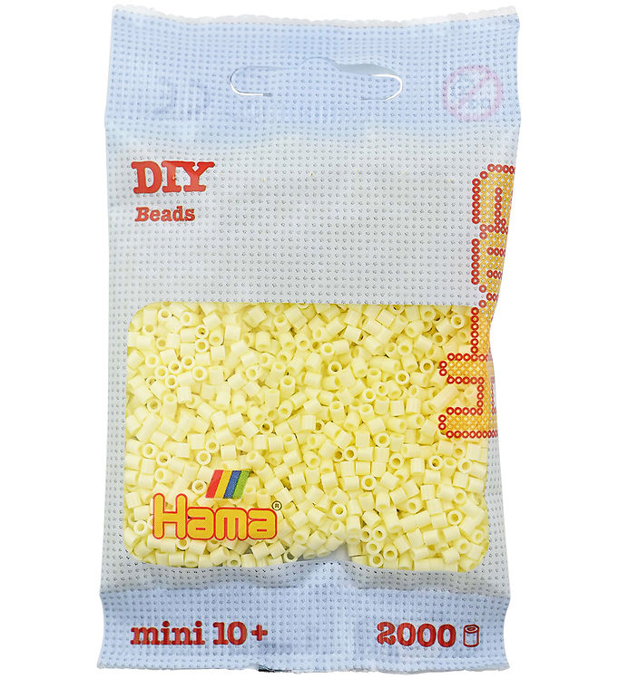 Hama Mini Perler - 2000 stk. - 02 Creme