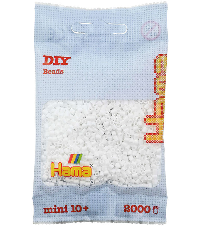 Hama Mini Perler - 2000 stk. - 01 Hvid