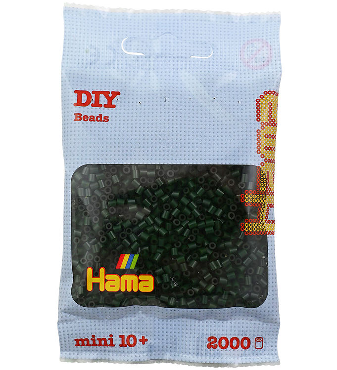 Hama Mini Perler - 2000 stk. - 28 Mørkegrøn