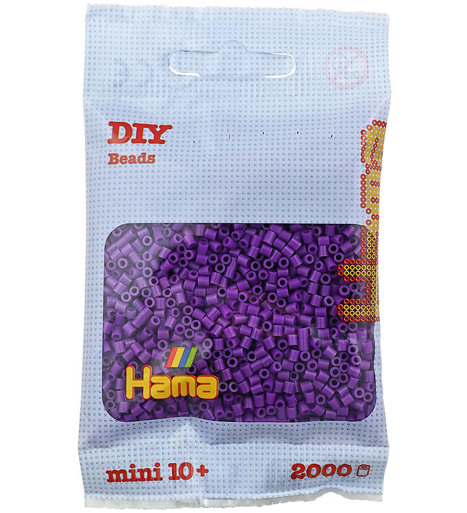 Hama Mini Perler - 2000 stk. - 07 Lilla