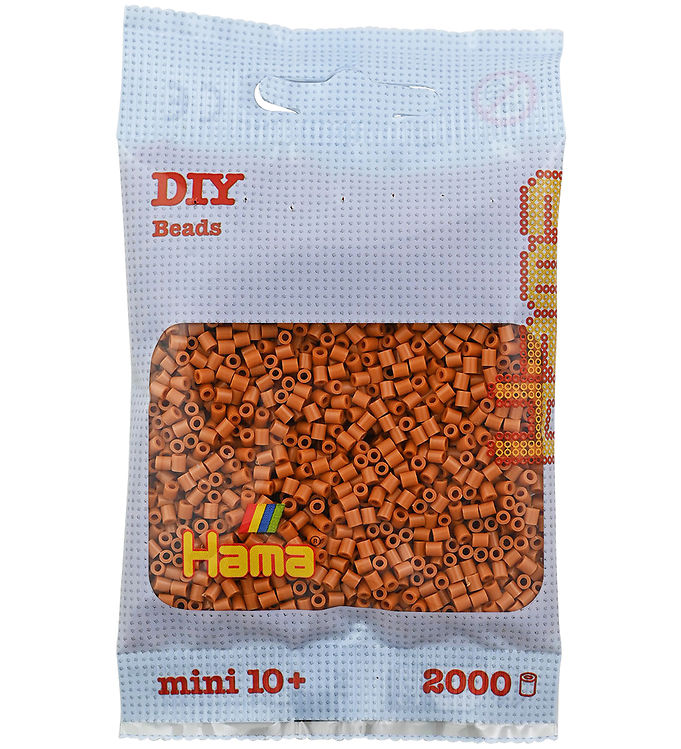 Hama Mini Perler - 2000 stk. - 21 Lysebrun