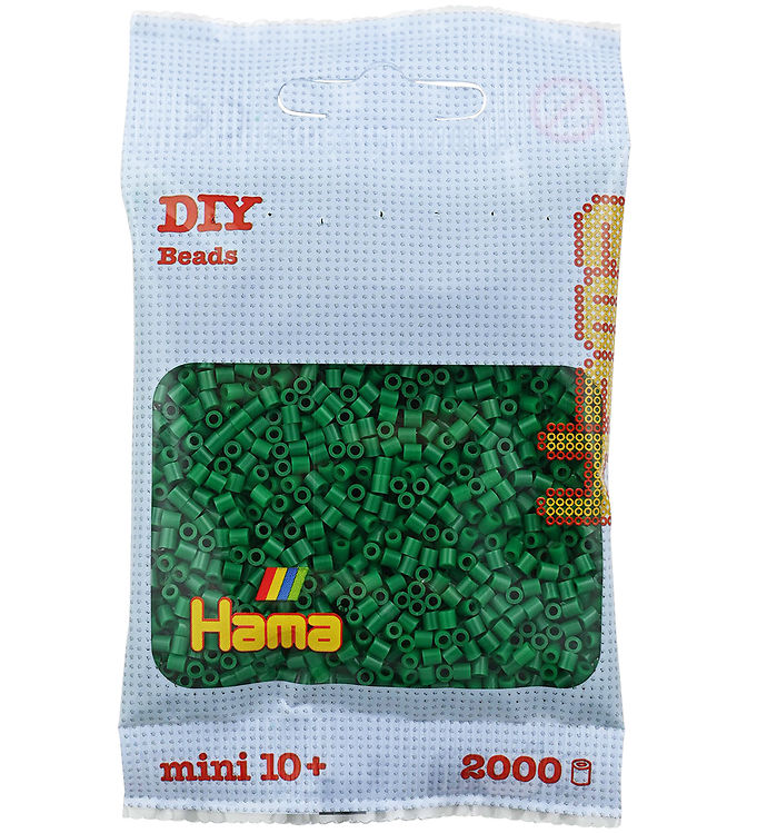 Hama Mini Perler - 2000 stk. - 10 Grøn