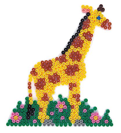 Panneau Perforé pour Perles Hama Midi - Girafe Panneau Perforé pour Perles Hama Midi - Girafe