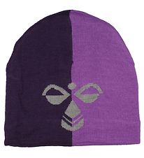 Hummel Hue - HMLStark - Uld/Polyester - Mørkelilla/Lilla Hummel Hue - HMLStark - Uld/Polyester - Mørkelilla/Lilla