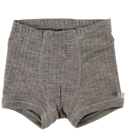 Joha Boxershorts - Ull - Brun Melert Joha Boxershorts - Ull - Brun Melert