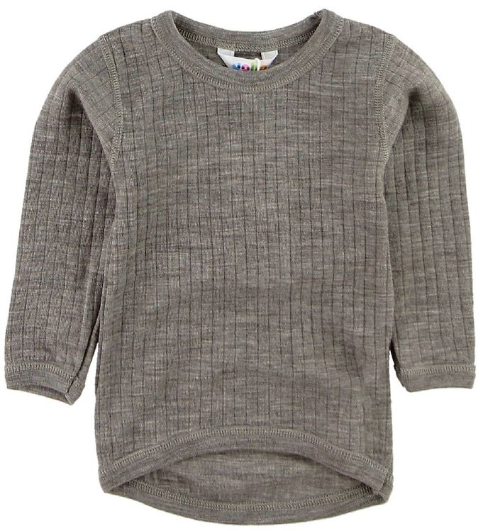 Joha Bluse - Uld - Brunmeleret billede