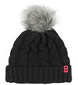 Mikk-Line Mütze - Wolle/Polyester - Schwarz m. Quaste Mikk-Line Mütze - Wolle/Polyester - Schwarz m. Quaste
