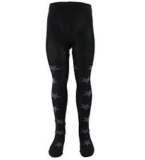 Minymo Strumpfhosen - Schwarz m. Sternen Minymo Strumpfhosen - Schwarz m. Sternen