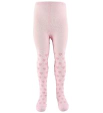 Minymo Strumpfhosen - Pink m. Herzen Minymo Strumpfhosen - Pink m. Herzen