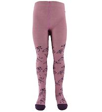 Minymo Strumpfhosen - Gl. Rosa m. Print Minymo Strumpfhosen - Gl. Rosa m. Print