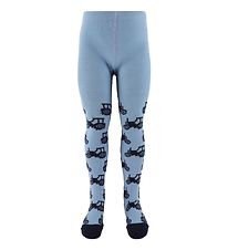 Minymo Strumpfhosen - Blau m. Traktoren Minymo Strumpfhosen - Blau m. Traktoren
