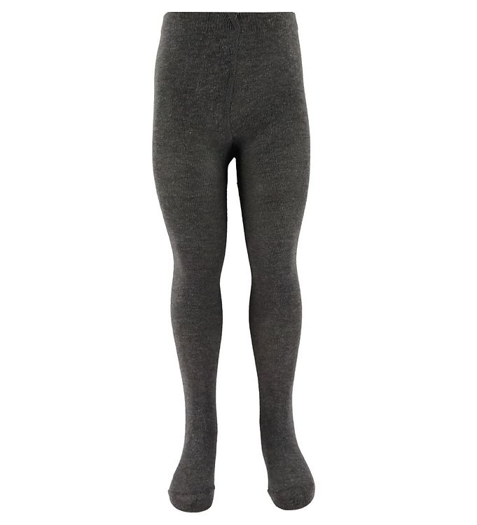 Minymo Strømpebukser - Mørkegråmeleret