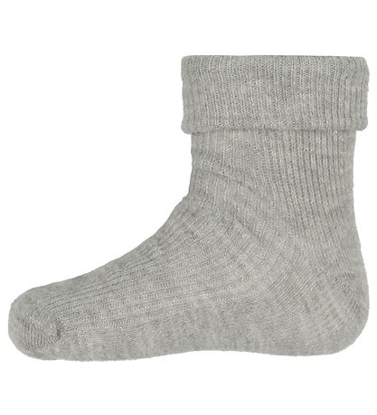 Minymo Strømper - 2-pak - Gråmeleret