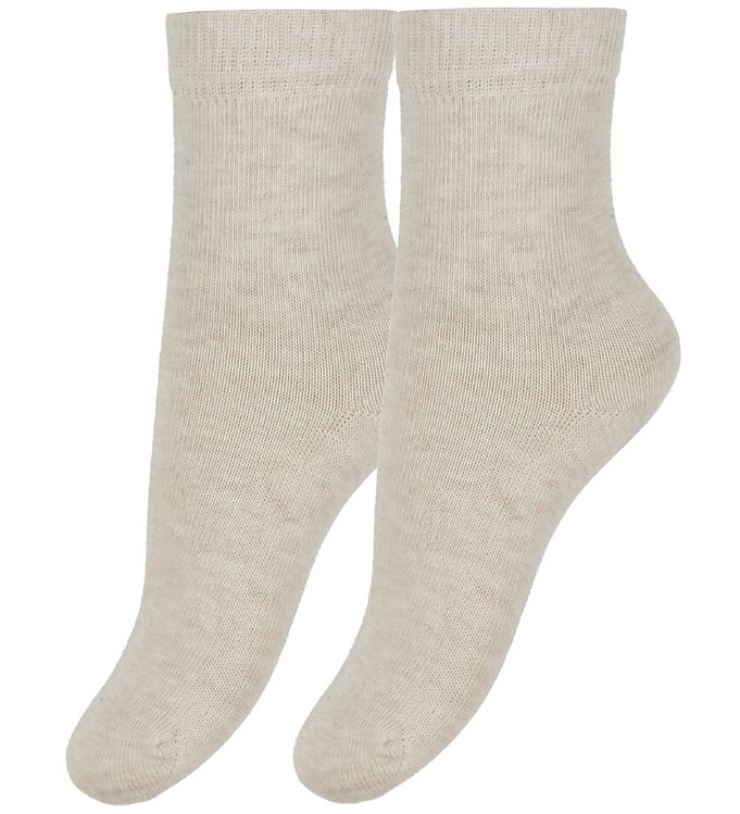 Minymo Strømper 2-pak - Sand