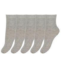 Chaussettes Minymo - 5 Pack - Gris Chiné Chaussettes Minymo - 5 Pack - Gris Chiné