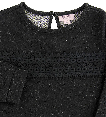 Noa Noa miniature Kjole - Sort m. Glimmer Noa Noa miniature Kjole - Sort m. Glimmer