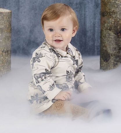 En Fant Dress - Beige w. Print En Fant Dress - Beige w. Print