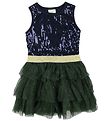 En Fant Kjole - Navy m. Palietter/Tyl En Fant Kjole - Navy m. Palietter/Tyl