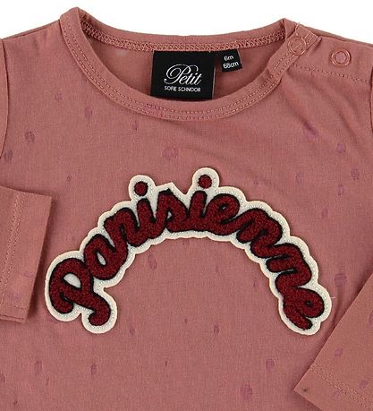 Petit by Sofie Schnoor Blouse - Dark Pink w. Patch Petit by Sofie Schnoor Blouse - Dark Pink w. Patch