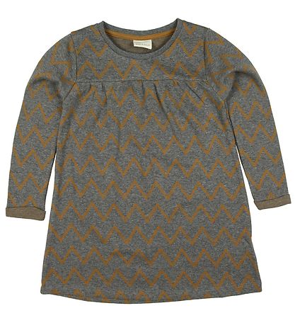 En Fant Mekko - Harmaa melange/Ruskea En Fant Mekko - Harmaa melange/Ruskea
