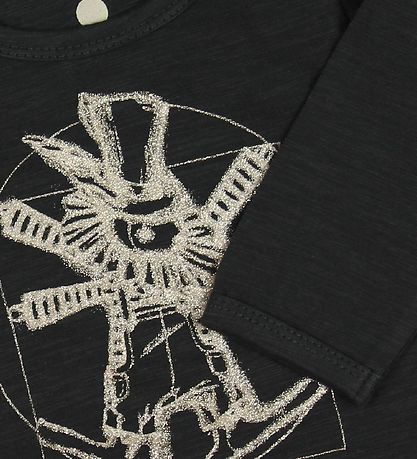 En Fant Body l/ä - Schwarz m. Goldprint