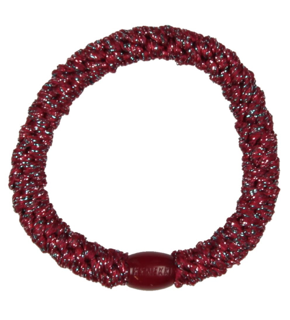 Kknekki Haargummi - Rot Multi Glitzer - Kknekki - One Size - Haarschmuck