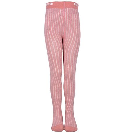 Melton Strømpebukser - Bambus - Rosa m. Glitter Melton Strømpebukser - Bambus - Rosa m. Glitter