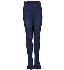 Melton Tights - Bamboo - Blue w. Glitter Melton Tights - Bamboo - Blue w. Glitter