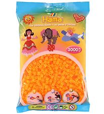 Hama Midi Beads - 3000 pcs - 38 Neon Orange Hama Midi Beads - 3000 pcs - 38 Neon Orange