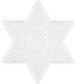 Hama Midi Perleplade - Stor Stjerne - Transparent Hama Midi Perleplade - Stor Stjerne - Transparent