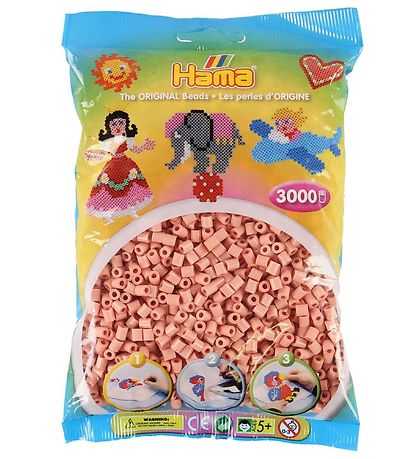 Hama Midi Perler - 3000 stk. - 26 Mat Rosa Hama Midi Perler - 3000 stk. - 26 Mat Rosa