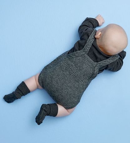 GoBabyGo Skridsikre Strømper - Bambus - Mørkegrå GoBabyGo Skridsikre Strømper - Bambus - Mørkegrå