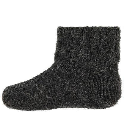 Chaussettes - Antidérantes GoBabyGo - Laine - Gris Chiné Chaussettes - Antidérantes GoBabyGo - Laine - Gris Chiné
