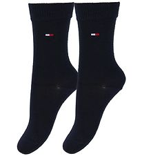 Tommy Hilfiger Strømper - 2-pak - Basic - Navy Tommy Hilfiger Strømper - 2-pak - Basic - Navy