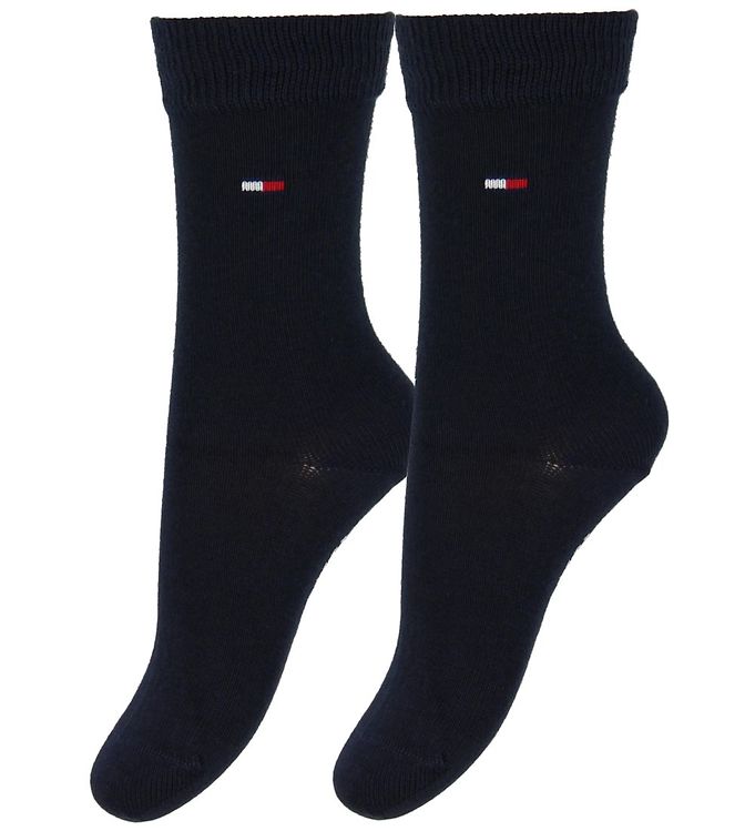 Tommy Hilfiger Strømper - 2-pak - Basic - Navy