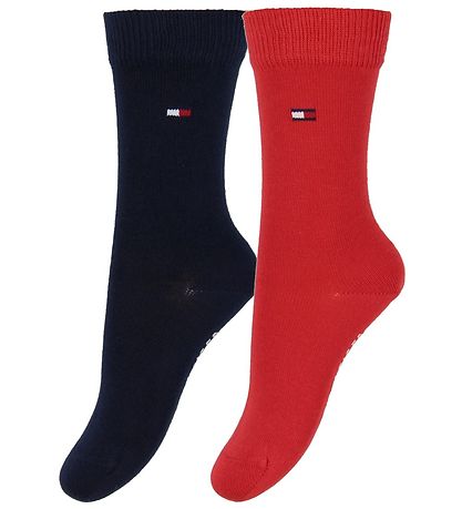 Chaussettes Tommy Hilfiger - 2 Pack - Basic - Rouge/Marine Chaussettes Tommy Hilfiger - 2 Pack - Basic - Rouge/Marine