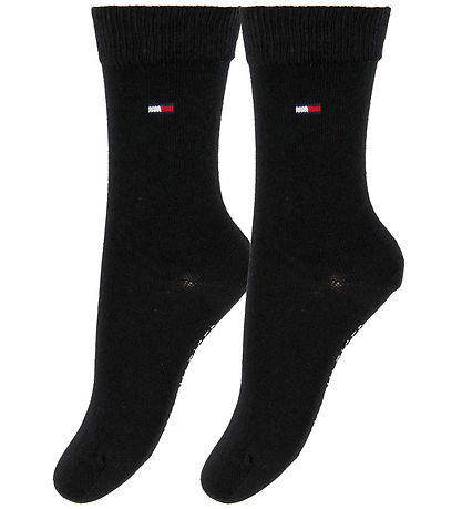 Tommy Hilfiger Strømper - 2-pak - Basic - Sort