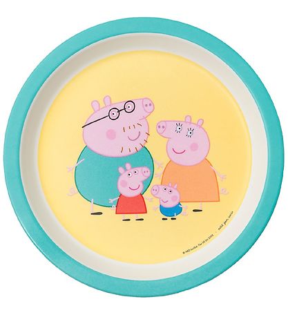 Petit Jour Paris Plate - Melamine - Peppa Pig