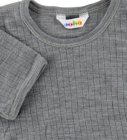 Joha T-Shirt - Uld - Gråmeleret