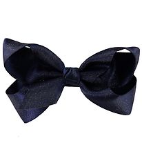 Little Wonders Hårsløjfe - 8 cm - Kornelia - Satin - Navy Glimm Little Wonders Hårsløjfe - 8 cm - Kornelia - Satin - Navy Glimm