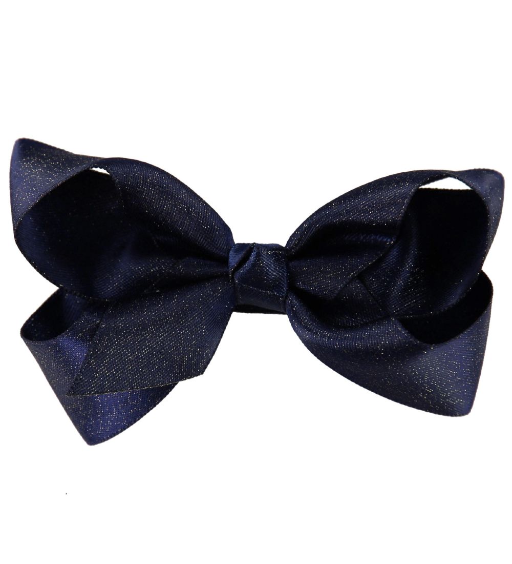 Little Wonders Haarschleife - 8 cm - Kornelia - Satin - Navy Gl - Little Wonders - One Size - Haarschmuck