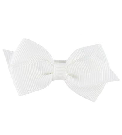 Little Wonders Hårrosett - Viola - 6 cm - Grosgrain - Vit