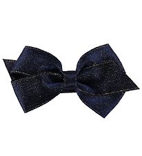 Little Wonders Hårsløjfe - Viola - 6 cm - Satin - Navy Glimmer Little Wonders Hårsløjfe - Viola - 6 cm - Satin - Navy Glimmer
