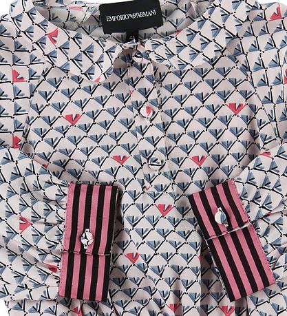 Emporio Armani Kleid - Pink m. Print