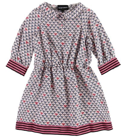 Emporio Armani Kleid - Pink m. Print