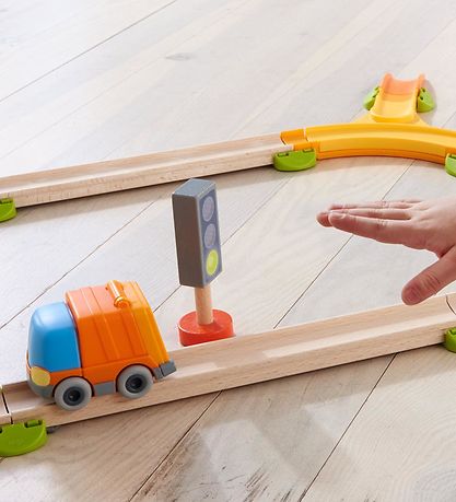 Haba Skraldebil - 6,8 cm - Orange