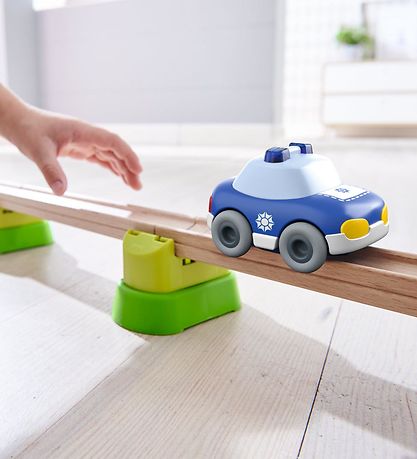 Haba Politibil - 9,5 cm - Blå