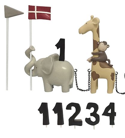 Train d'Anniversaire Kids by Friis - 45 cm - Animal de Safari Train d'Anniversaire Kids by Friis - 45 cm - Animal de Safari